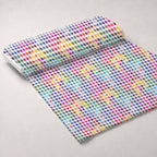 Prism Petals Pattern 16 Fleece Fabric — fleece fabric unrolled bolt preview (mv-fleece-v1:bolt)