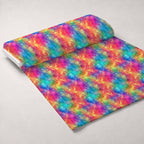 Prism Petals Pattern 3 Fleece Fabric — fleece fabric unrolled bolt preview (mv-fleece-v1:bolt)