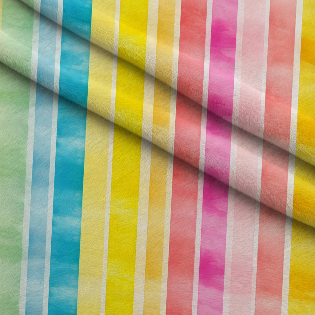 Prism Wash Pattern 12 Fleece Fabric — fleece fabric folded close-up preview (mv-fleece-v1:lying)