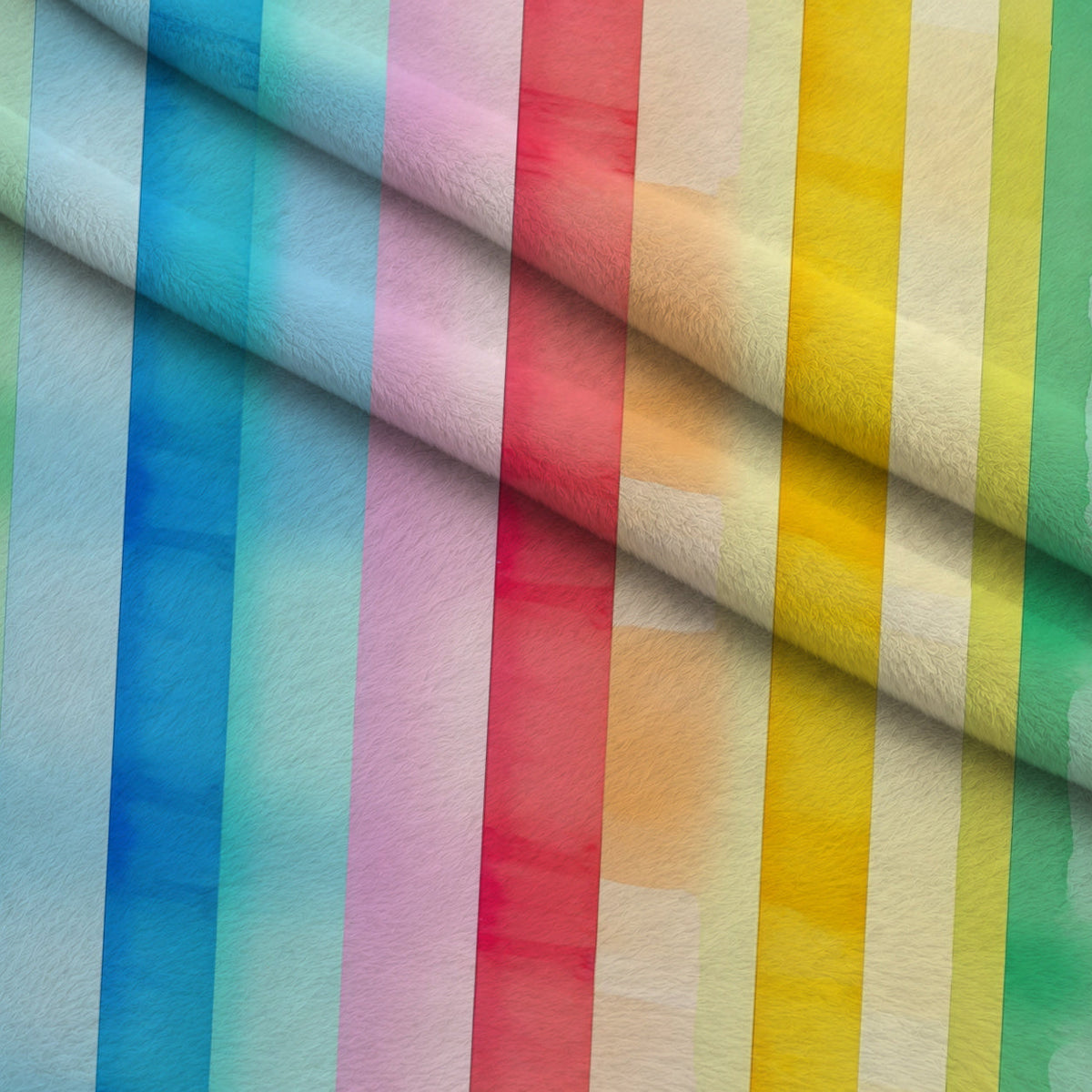 Prism Wash Pattern 2 Fleece Fabric — fleece fabric folded close-up preview (mv-fleece-v1:lying)