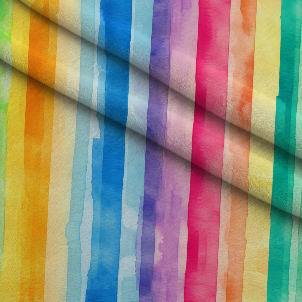 Prism Wash Pattern 4 Fleece Fabric — fleece fabric folded close-up preview (mv-fleece-v1:lying)