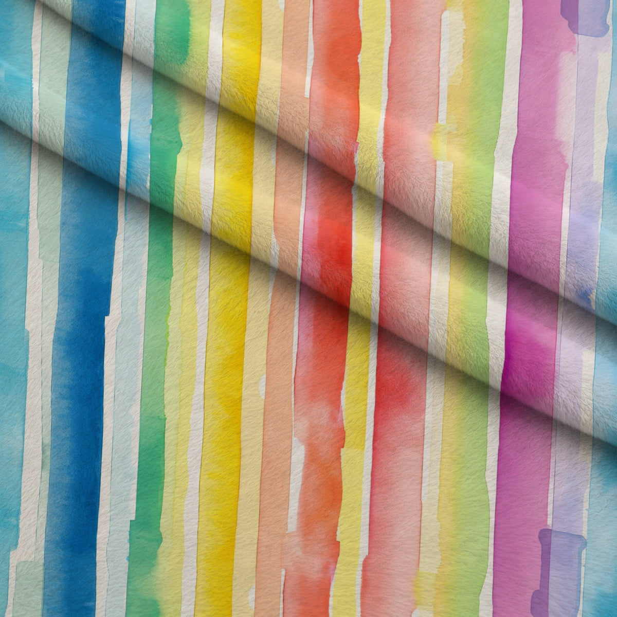 Prism Wash Pattern 5 Fleece Fabric — fleece fabric folded close-up preview (mv-fleece-v1:lying)