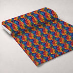 Prismatic Kaleidoscope Pattern 5 Fleece Fabric — fleece fabric unrolled bolt preview (mv-fleece-v1:bolt)