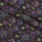 Psychedelic Swirl Pattern 12 Fleece Fabric — fleece fabric folded close-up preview (mv-fleece-v1:lying)