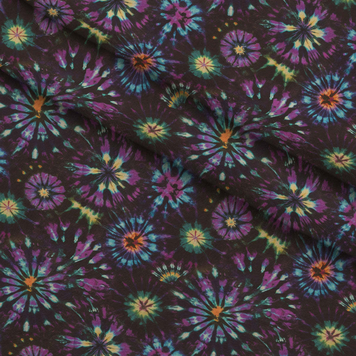 Psychedelic Swirl Pattern 12 Fleece Fabric — fleece fabric folded close-up preview (mv-fleece-v1:lying)