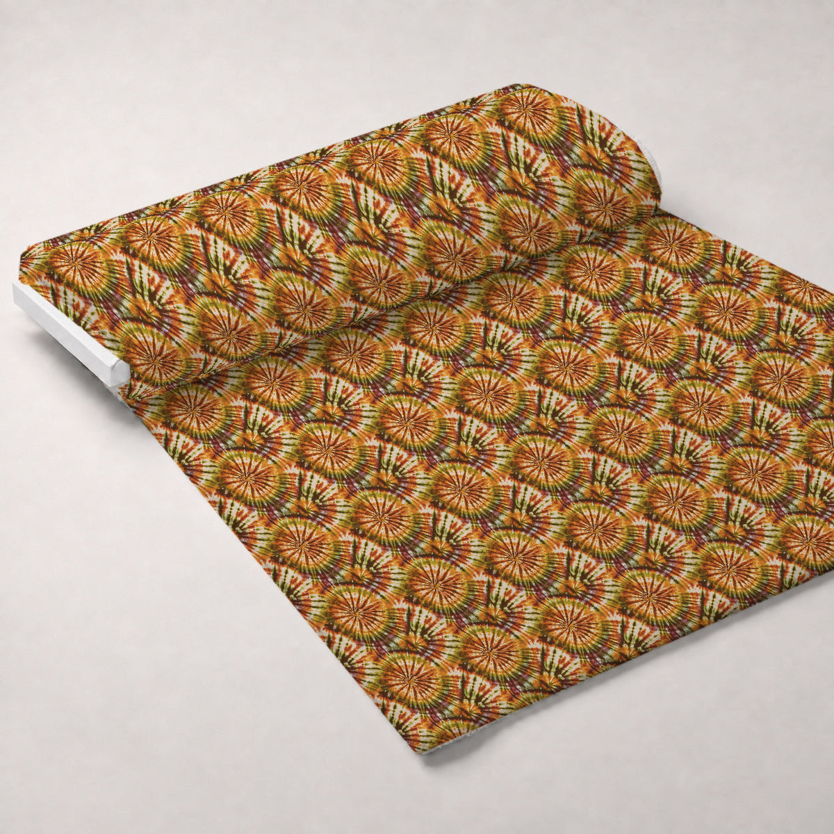 Psychedelic Swirl Pattern 13 Fleece Fabric — fleece fabric unrolled bolt preview (mv-fleece-v1:bolt)