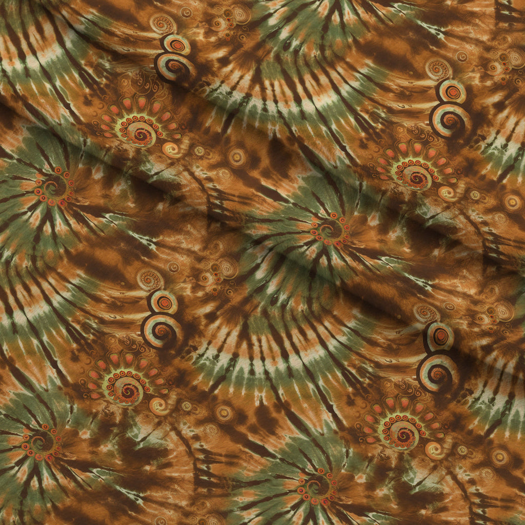 Psychedelic Swirl Pattern 14 Fleece Fabric — fleece fabric folded close-up preview (mv-fleece-v1:lying)