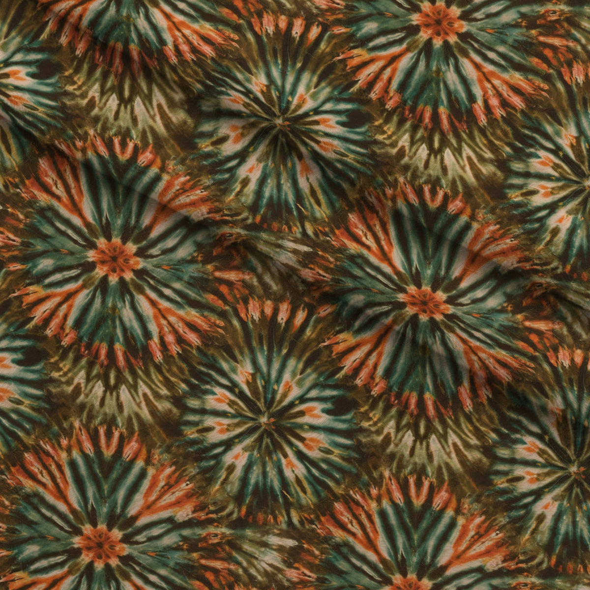 Psychedelic Swirl Pattern 4 Fleece Fabric — fleece fabric folded close-up preview (mv-fleece-v1:lying)