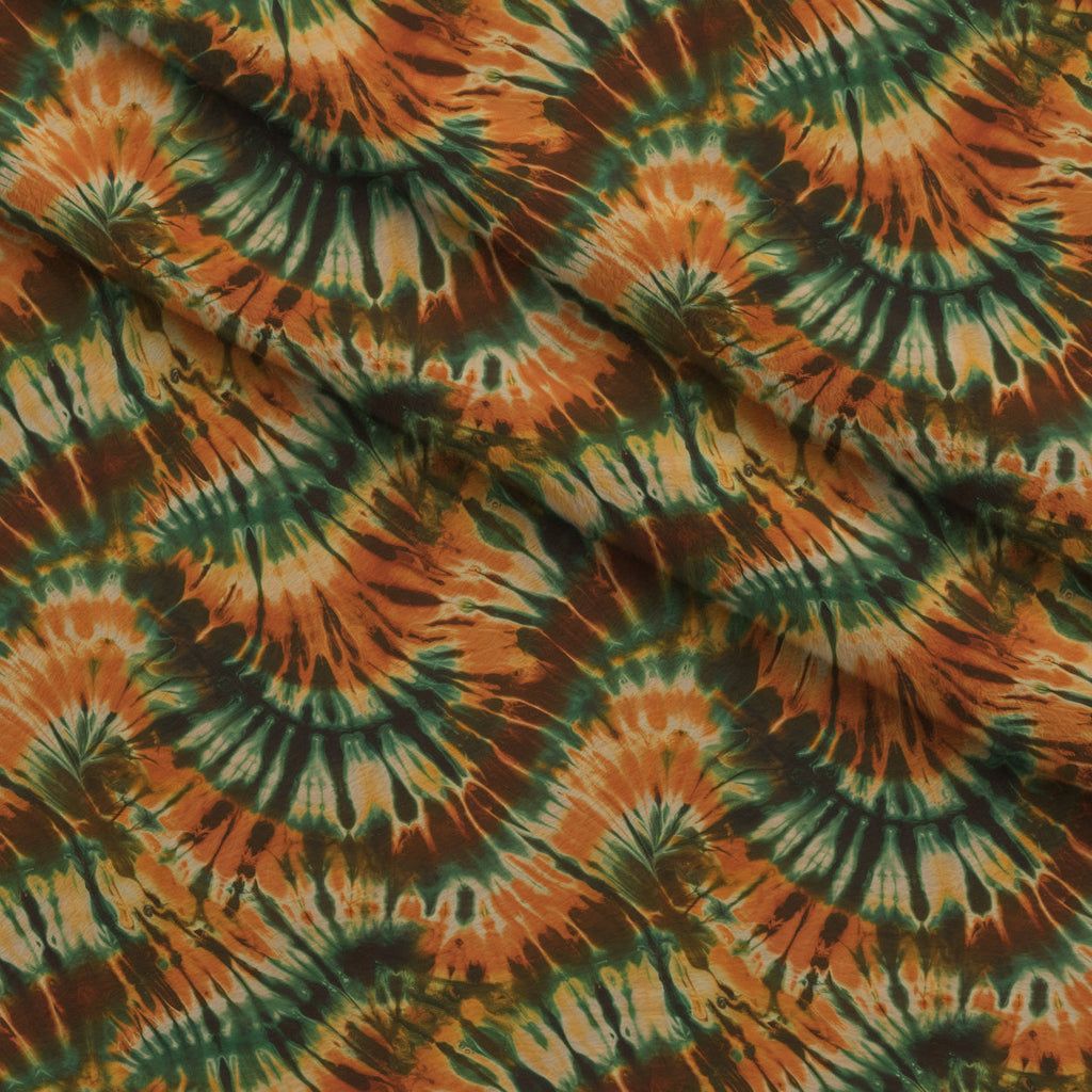 Psychedelic Swirl Pattern 5 Fleece Fabric — fleece fabric folded close-up preview (mv-fleece-v1:lying)