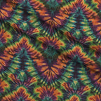 Psychedelic Swirl Pattern 8 Fleece Fabric — fleece fabric folded close-up preview (mv-fleece-v1:lying)