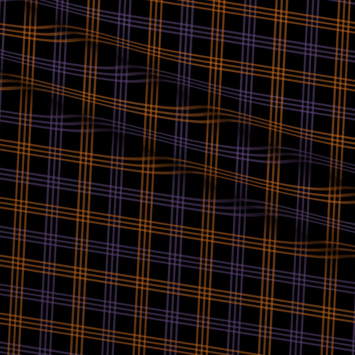 Pumpkin Gingham Pattern 13 Fleece Fabric — fleece fabric folded close-up preview (mv-fleece-v1:lying)