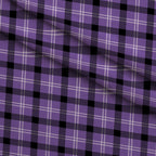 Pumpkin Gingham Pattern 9 Fleece Fabric — fleece fabric folded close-up preview (mv-fleece-v1:lying)