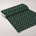 Pumpkin Patch Plaid Pattern 1 Fleece Fabric — fleece fabric unrolled bolt preview (mv-fleece-v1:bolt)