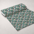 Puppy Pile Pattern 6 Fleece Fabric — fleece fabric unrolled bolt preview (mv-fleece-v1:bolt)