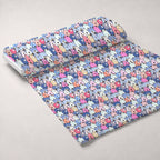 Puppy Pile Pattern 7 Fleece Fabric — fleece fabric unrolled bolt preview (mv-fleece-v1:bolt)