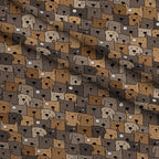 Puppy Pile Pattern 9 Fleece Fabric — fleece fabric folded close-up preview (mv-fleece-v1:lying)