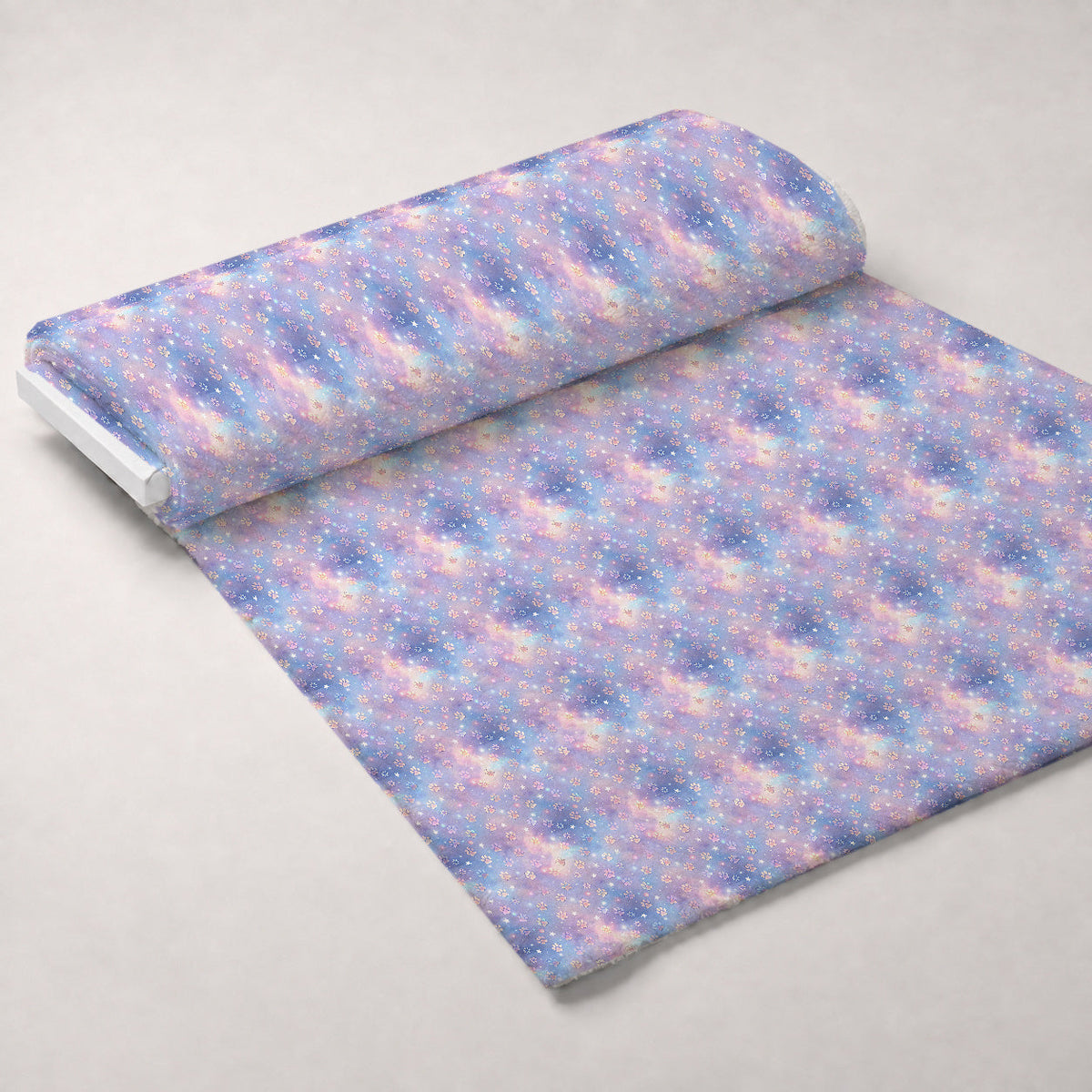 Puppy Prints Pattern 11 Fleece Fabric — fleece fabric unrolled bolt preview (mv-fleece-v1:bolt)