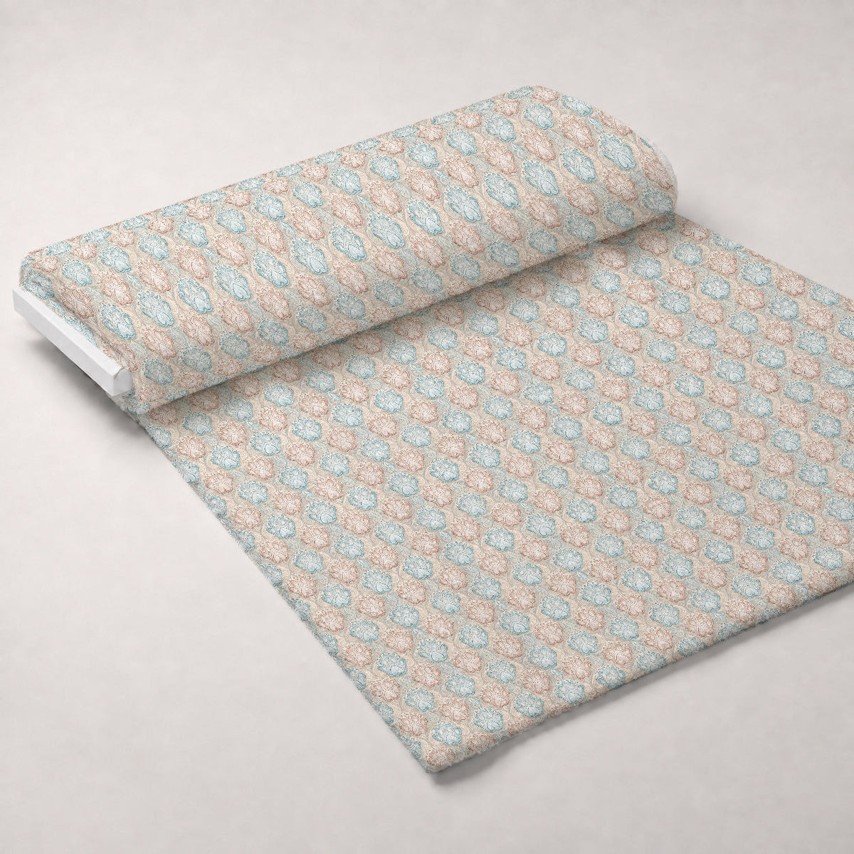Puppy Prints Pattern 21 Fleece Fabric — fleece fabric unrolled bolt preview (mv-fleece-v1:bolt)
