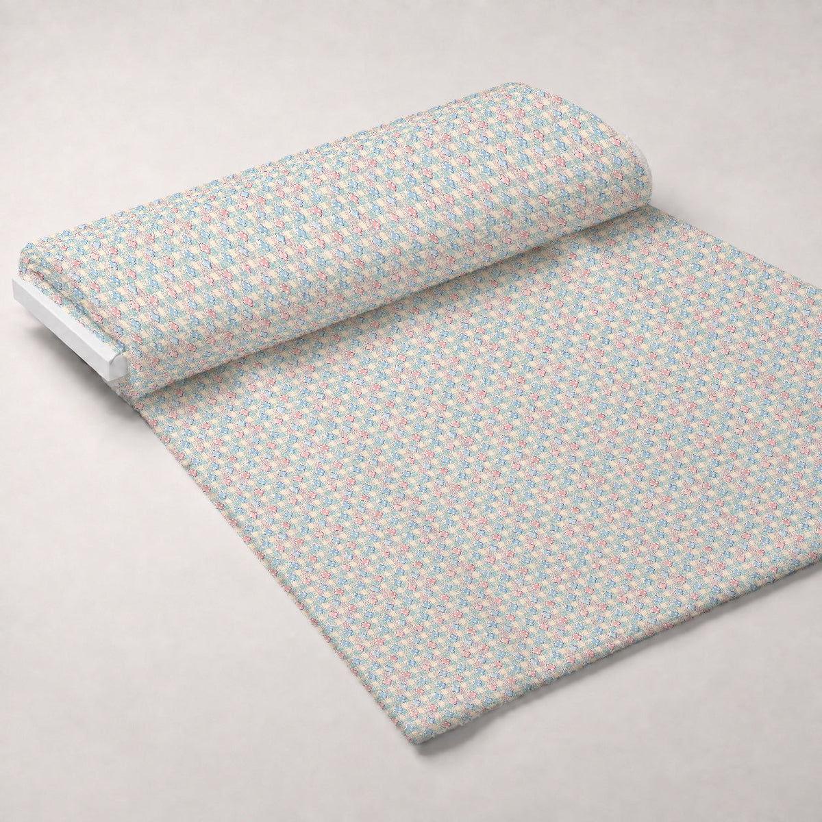 Puppy Prints Pattern 23 Fleece Fabric — fleece fabric unrolled bolt preview (mv-fleece-v1:bolt)