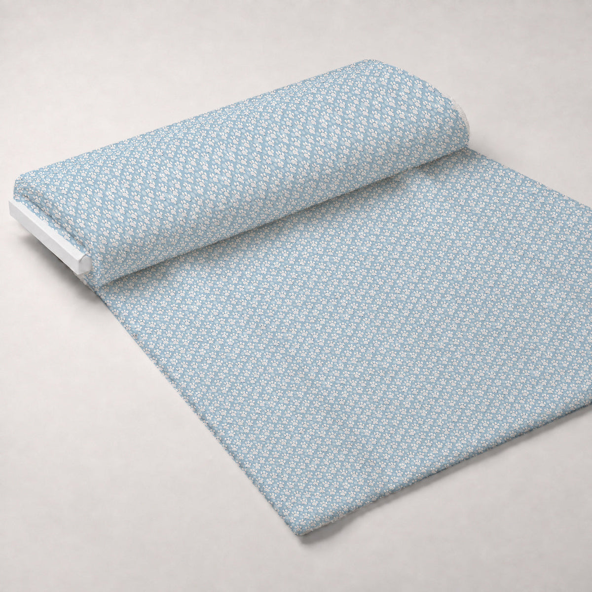 Puppy Prints Pattern 3 Fleece Fabric — fleece fabric unrolled bolt preview (mv-fleece-v1:bolt)