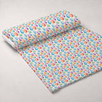 Pysanky Garden Pattern 15 Fleece Fabric — fleece fabric unrolled bolt preview (mv-fleece-v1:bolt)
