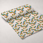 Rainbow Daydream Pattern 1 Fleece Fabric — fleece fabric unrolled bolt preview (mv-fleece-v1:bolt)