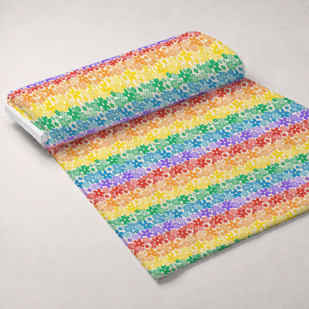 Rainbow Daydream Pattern 10 Fleece Fabric — fleece fabric unrolled bolt preview (mv-fleece-v1:bolt)