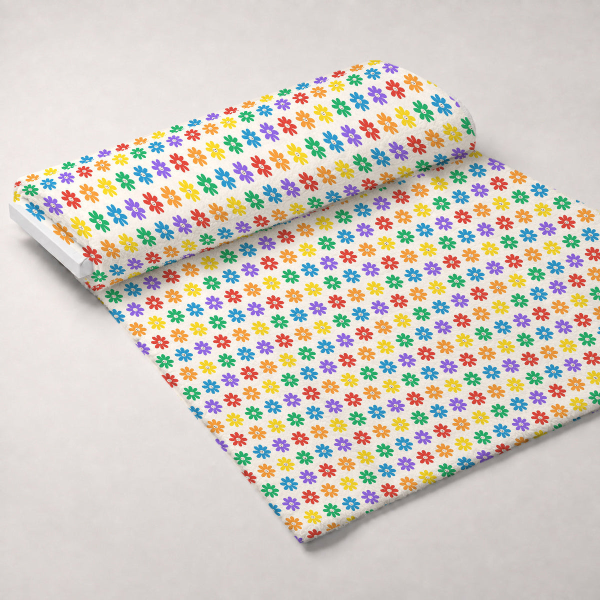 Rainbow Daydream Pattern 11 Fleece Fabric — fleece fabric unrolled bolt preview (mv-fleece-v1:bolt)