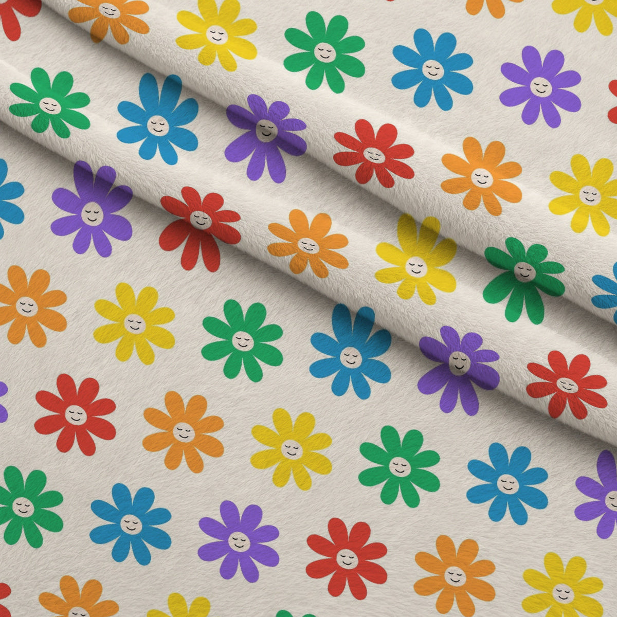 Rainbow Daydream Pattern 11 Fleece Fabric — fleece fabric folded close-up preview (mv-fleece-v1:lying)