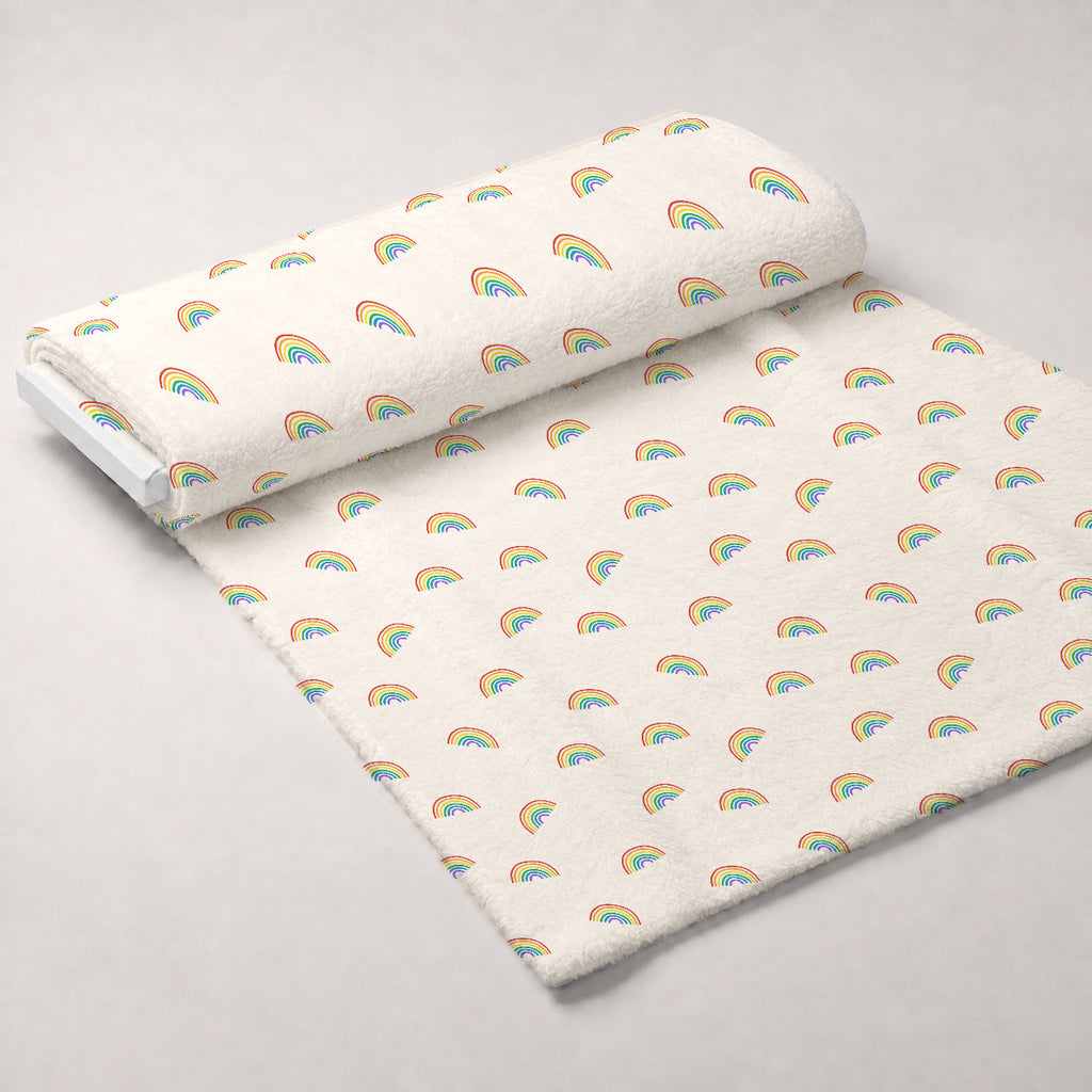 Rainbow Daydream Pattern 14 Fleece Fabric — fleece fabric unrolled bolt preview (mv-fleece-v1:bolt)