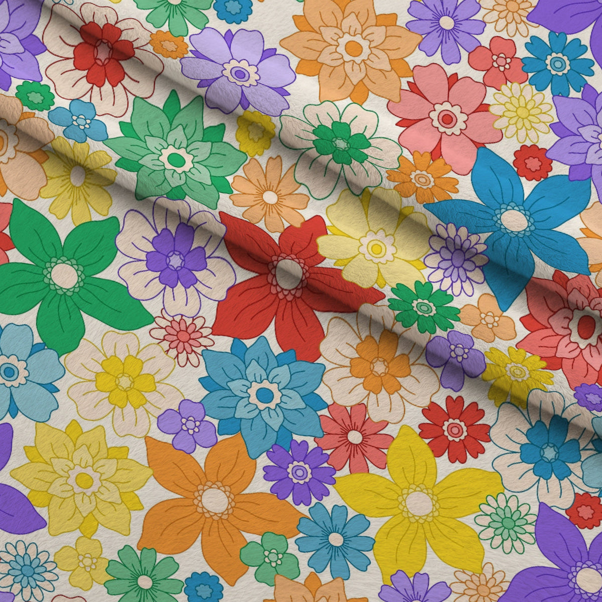 Rainbow Daydream Pattern 3 Fleece Fabric — fleece fabric folded close-up preview (mv-fleece-v1:lying)