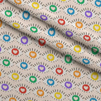 Rainbow Daydream Pattern 4 Fleece Fabric — fleece fabric folded close-up preview (mv-fleece-v1:lying)
