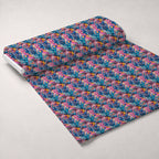 Rainbow Reef Pattern 9 Fleece Fabric — fleece fabric unrolled bolt preview (mv-fleece-v1:bolt)