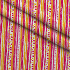 Raspberry Lemonade Pattern 11 Fleece Fabric — fleece fabric folded close-up preview (mv-fleece-v1:lying)