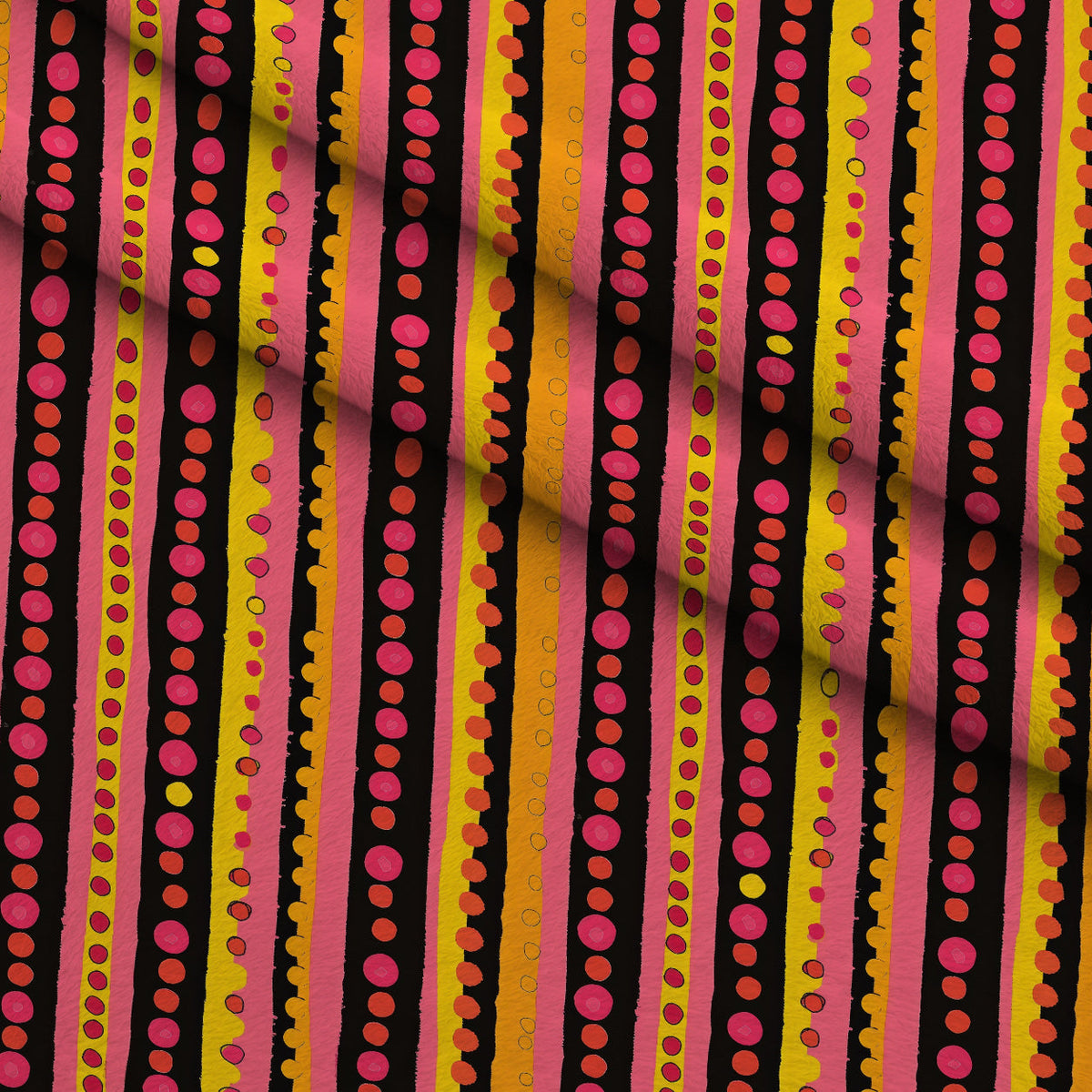 Raspberry Lemonade Pattern 7 Fleece Fabric — fleece fabric folded close-up preview (mv-fleece-v1:lying)