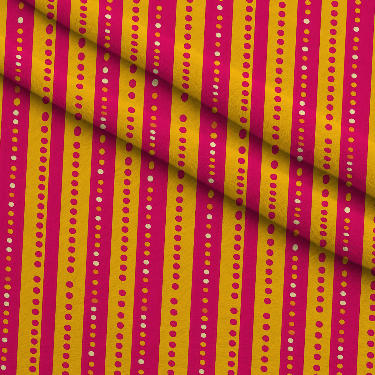 Raspberry Lemonade Pattern 9 Fleece Fabric — fleece fabric folded close-up preview (mv-fleece-v1:lying)