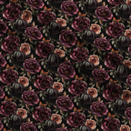 Raven Rose Reverie Pattern 2 Fleece Fabric — fleece fabric folded close-up preview (mv-fleece-v1:lying)