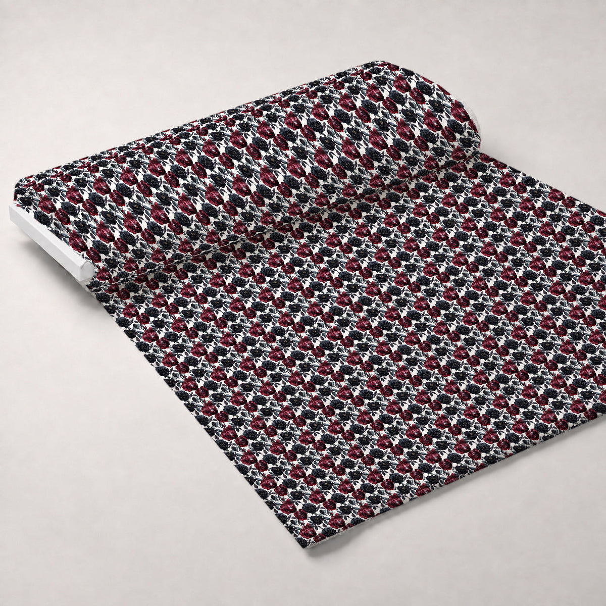 Raven Rose Reverie Pattern 28 Fleece Fabric — fleece fabric unrolled bolt preview (mv-fleece-v1:bolt)