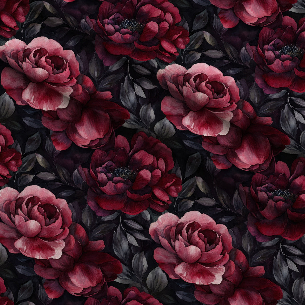 Raven Rose Reverie Pattern 29 Fleece Fabric — fleece fabric folded close-up preview (mv-fleece-v1:lying)