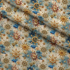 Reef Reverie Pattern 10 Fleece Fabric — fleece fabric folded close-up preview (mv-fleece-v1:lying)