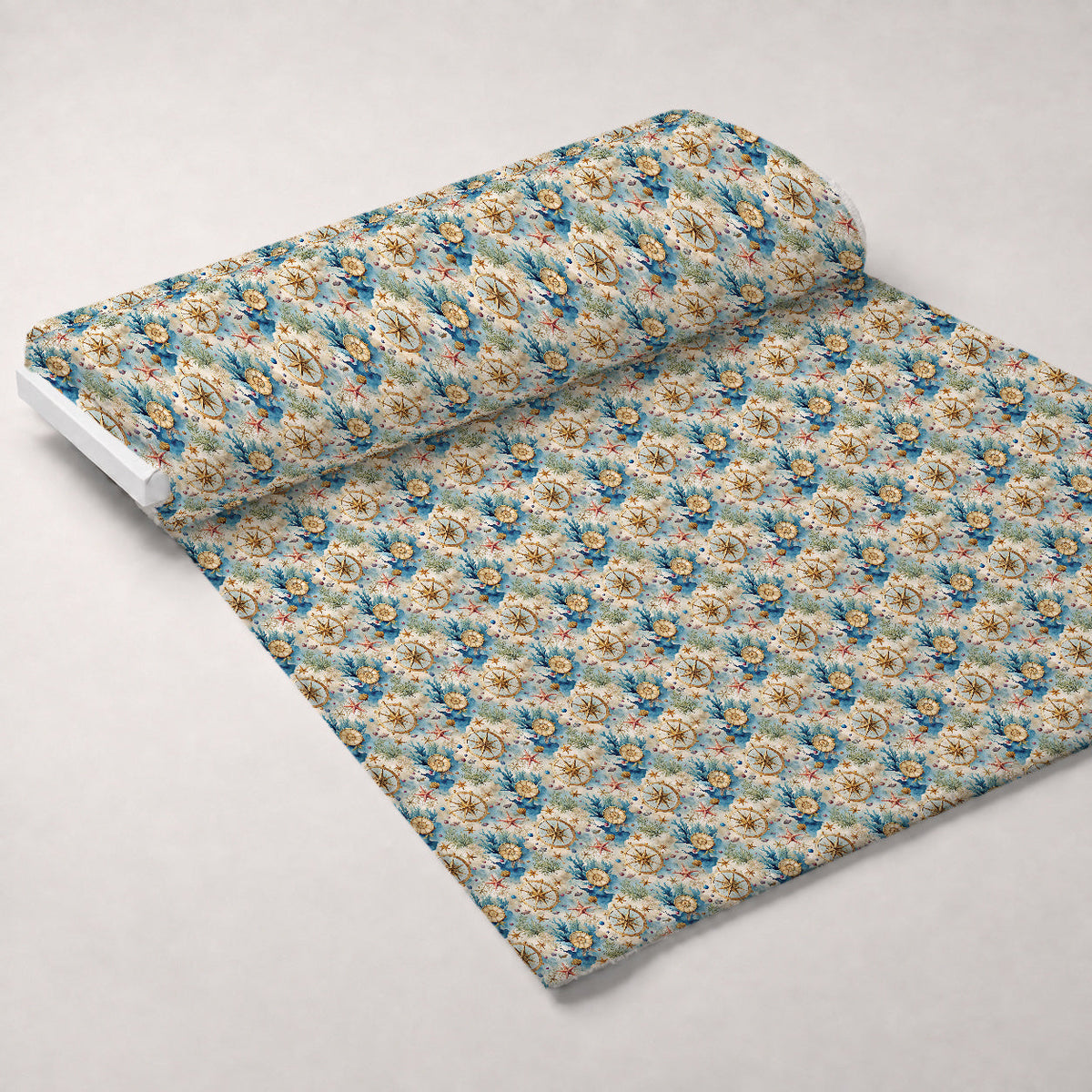 Reef Reverie Pattern 11 Fleece Fabric — fleece fabric unrolled bolt preview (mv-fleece-v1:bolt)