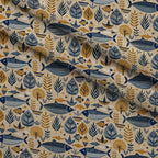 Reef Reverie Pattern 17 Fleece Fabric — fleece fabric folded close-up preview (mv-fleece-v1:lying)