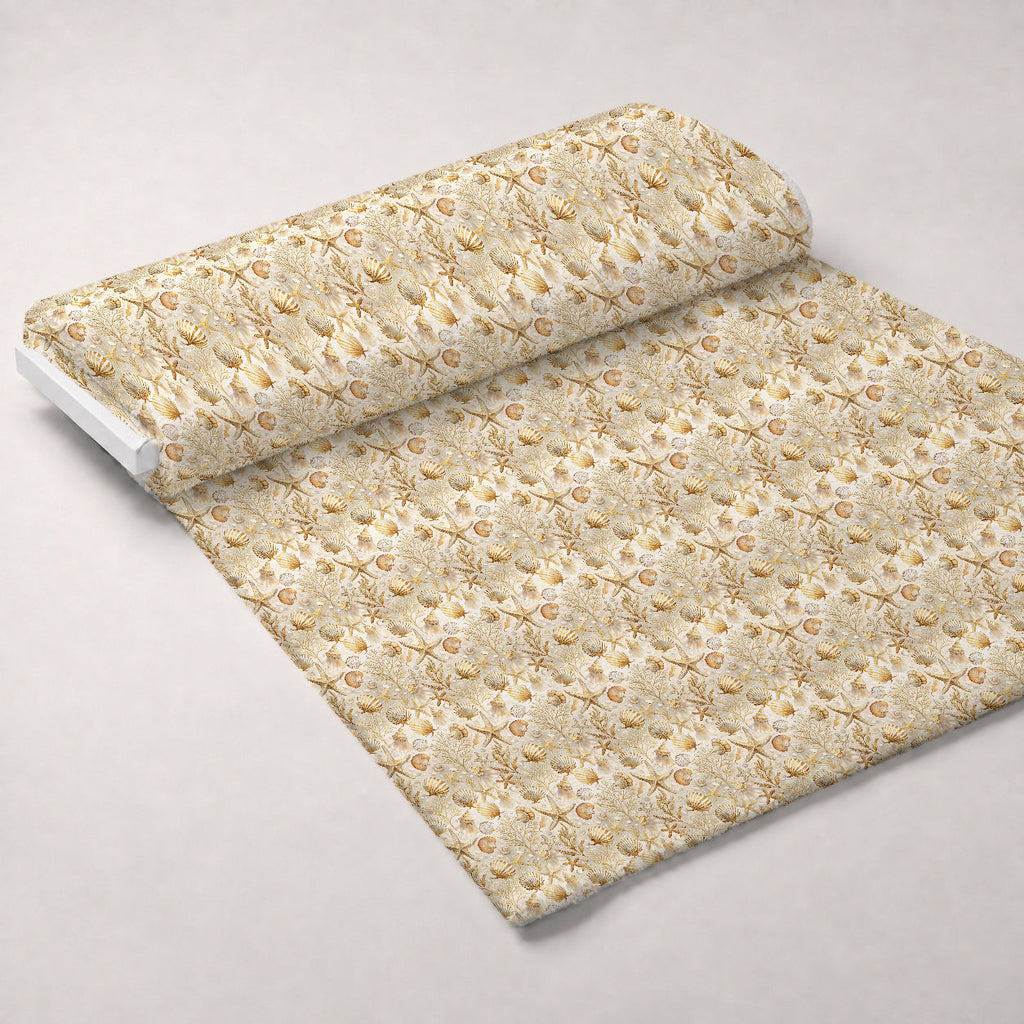 Reef Reverie Pattern 3 Fleece Fabric — fleece fabric unrolled bolt preview (mv-fleece-v1:bolt)