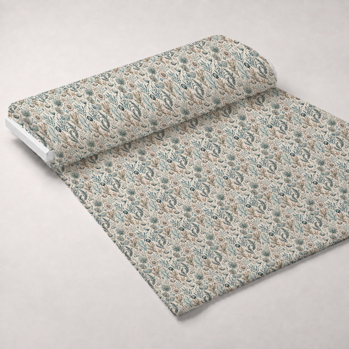 Reef Reverie Pattern 7 Fleece Fabric — fleece fabric unrolled bolt preview (mv-fleece-v1:bolt)