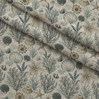 Reef Reverie Pattern 8 Fleece Fabric — fleece fabric folded close-up preview (mv-fleece-v1:lying)