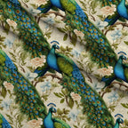 Regal Plumes Pattern 10 Fleece Fabric — fleece fabric folded close-up preview (mv-fleece-v1:lying)
