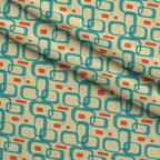 Retro Boomerangs Pattern 12 Fleece Fabric — fleece fabric folded close-up preview (mv-fleece-v1:lying)