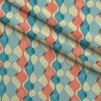 Retro Boomerangs Pattern 6 Fleece Fabric — fleece fabric folded close-up preview (mv-fleece-v1:lying)