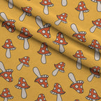 Retro Daisy Checkers Pattern 4 Fleece Fabric — fleece fabric folded close-up preview (mv-fleece-v1:lying)