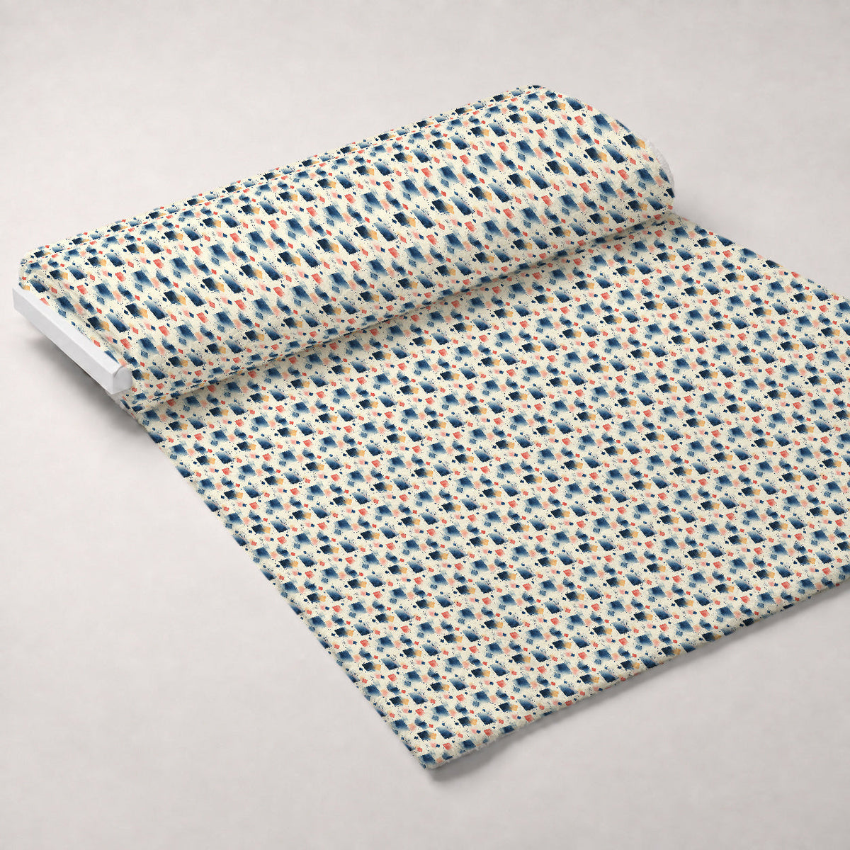 Retro Ember Wash Pattern 7 Fleece Fabric — fleece fabric unrolled bolt preview (mv-fleece-v1:bolt)